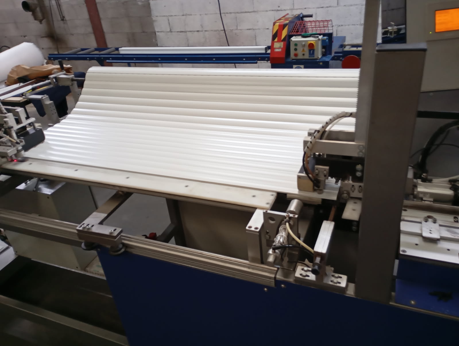 Machine de soufflage en fonctionnement